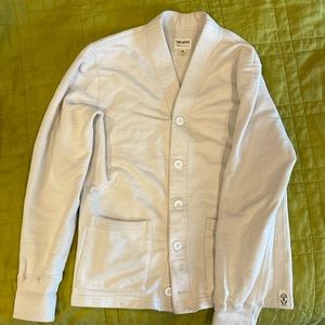 Todd Snyder white cotton cardigan